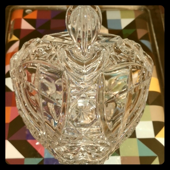 Other - Crystal Triangle Candy Dish